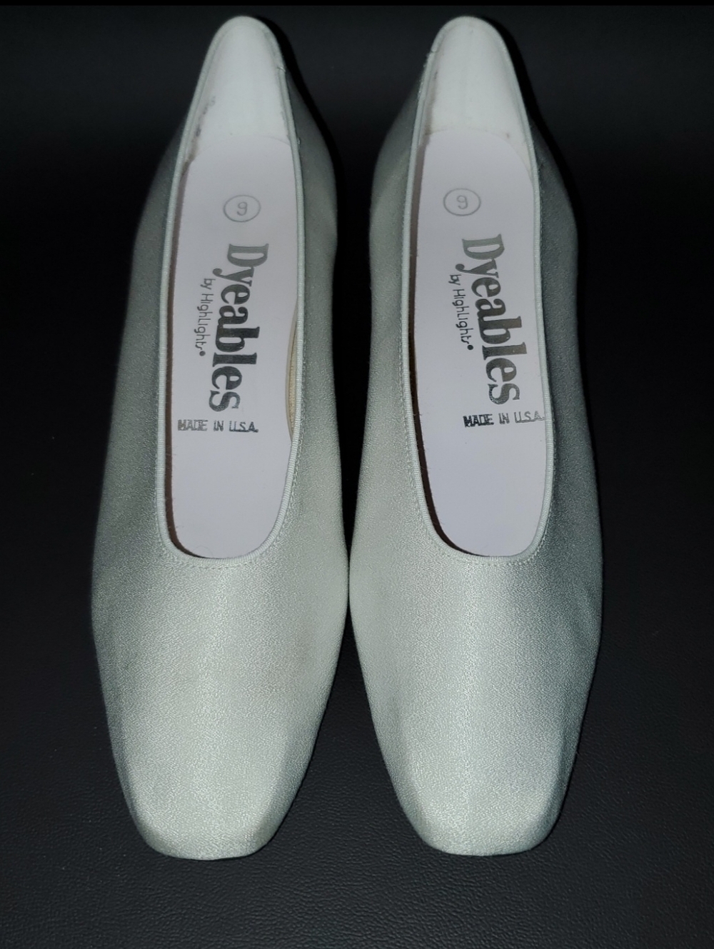 Dyeables Square-Toe Pumps Size 9